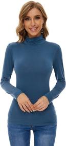 img 4 attached to 👕 Chioni.od Turtlencek: Ultimate Active Base Layer for Long Sleeve Shirts