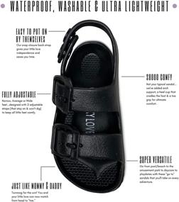img 2 attached to 👟 Lucky Love Sandals: Stylish Toddler Water Shoes and Sandals for Boys
