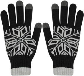 img 2 attached to RARITYUS Unisex Smartphone Texting Mittens - Essential Men's Accessories in Gloves & Mittens Category
