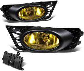 img 4 attached to 🚘 DNA Motoring FL-HC09-AM Amber Fog Light Kit for 2009-2011 Honda Civic 4-Door