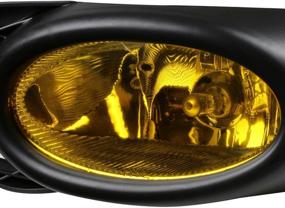 img 3 attached to 🚘 DNA Motoring FL-HC09-AM Amber Fog Light Kit for 2009-2011 Honda Civic 4-Door