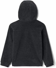 img 2 attached to 🧥 Columbia Steens Fleece Hoodie in Spruce: Boys' Jackets & Coats