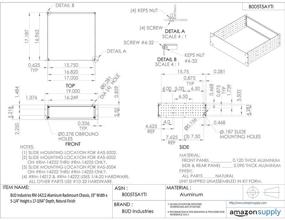 img 1 attached to 📦 BUD Industries RM 14212 Aluminum Rackmount: Premium Quality for Efficient Server Storage and Organization