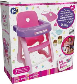 img 3 attached to 🪡 High Chair Dolls by JC Toys: The Perfect Choice for Fun and Playtime