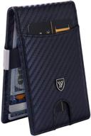 💼 ultra-stylish carbon fiber leather wallet- the ultimate men's accessory for keeping money secure and fashionable logo