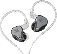 kz dq6 earphone 3dd bass hifi earbuds in-ear monitor noise cancelling music sport earphones(gray logo
