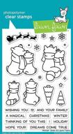 winter skies clear stamps by lawn fawn: add whimsical charm to your crafts! logo