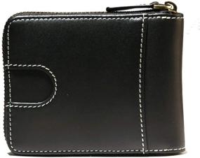 img 3 attached to 💼 Men's Leather Zipper Wallet: Practical and Stylish Wallet for Cards, Money, and Accessories