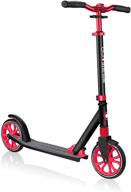 🛴 globber nl series: versatile foldable kick scooter for kids, teens, and adults - big wheel, adjustable t-bar logo