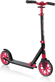 img 4 attached to 🛴 Globber NL Series: Versatile Foldable Kick Scooter for Kids, Teens, and Adults - Big Wheel, Adjustable T-Bar
