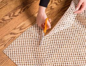 img 1 attached to 🚫 Enhance Floor Safety with Epica Super-Grip Non-Slip Area Rug Pad 5 x 8 - Securing Rugs on Hard Surfaces