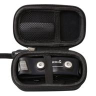 hard storage travel case for polar h10 heart rate monitor chest strap and philips norelco pq206 pq208 razor logo