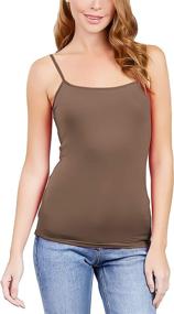 img 2 attached to Basic Seamless Camisole Spaghetti Slim Fit