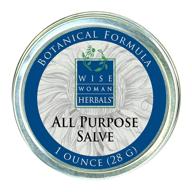 🌿 wise woman herbals all purpose salve - 1 oz: promote healthy skin, soothe abrasions, irritations, dry skin, itchy hands, cracked heels - adults & kids logo