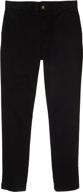 french toast boys' school uniform pants - straight fit clothing logo