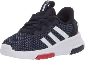 img 4 attached to Adidas Детские Кроссовки Baby Racer черные: Оптимальный комфорт и стиль для маленьких спортсменов