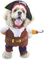 🏴 worderful caribbean style pirate costume for dogs & cats - halloween pet clothes cosplay (xs) логотип