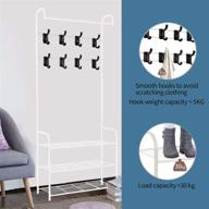 industrial entryway standing clothes storage logo
