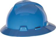 👷 msa 475366 v gard slotted full brim helmet logo