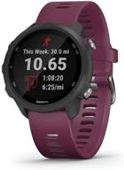 🏃 renewed garmin forerunner 245: advanced dynamics gps running smartwatch in berry логотип