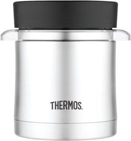 img 4 attached to 🍱 12-Ounce Stainless Steel Thermos Food Jar with Microwavable Container: Keep Your Food Hot On-The-Go