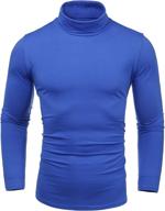 lecgee thermal turtleneck sleeve pullover logo