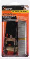 π¦ essential yellow keeper 85512 endless loop ratchet tie down: 13' x 1" x 400 lbs - enhanced security and strength logo