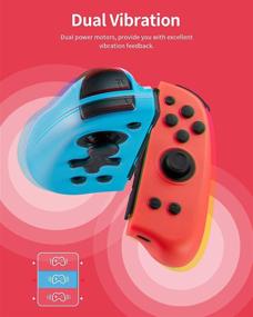 img 2 attached to 🎮 Switch Compatible Joypad Controller - Joycon Replacement for Switch, Back Map Button/Turbo/Dual Shock/Motion Control/L/R Remote Gamepad