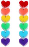 onlyjump rainbow earring earrings interlocking logo