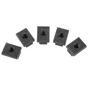 img 2 attached to 🛏️ 5-Pack Iron T Slot Nuts for Tacoma Truck Bed Deck Rails - Ideal T-Slot Nut Compatibility