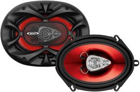 img 4 attached to 🎵 Обновите звук в своем автомобиле с помощью аудиосистемы BOSS Audio Systems CH5730 - 5x7 дюймов, мощность 300 Вт, трехполосные автомобильные динамики полного диапазона.