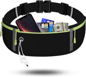 img 4 attached to 🏃 RDMODO Running Belt Waist Pack Bag Sports, Waterproof Bounce Free Pouch Bag for iPhone 11 Xr Xs 8 7 Plus Samsung Galaxy Note - Phone Holder Included