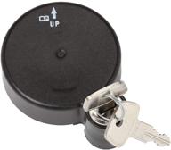 🔒 acdelco gm original equipment gt376 fuel tank filler locking cap - secure your fuel with black cap logo
