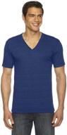 👕 men's athletic tri-blend t-shirt by american apparel - high-performance clothing logo