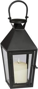 img 2 attached to 🕯️ Enhance your ambiance with Lights4fun’s Regular Black Metal Battery Operated LED Flameless Candle Lantern – Perfect for Indoor & Outdoor Use!