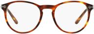 polo ph2150 eyeglasses stripped havana logo