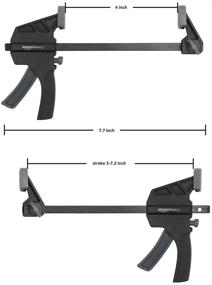 img 1 attached to AmazonBasics 6 Piece Trigger Clamp Set