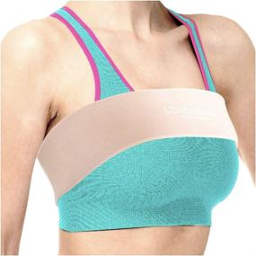 img 4 attached to Maximize Comfort and Support with Adjustable Stabilizer: Breast Support No Bounce Women's Clothing