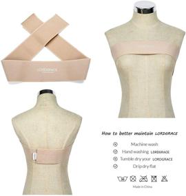 img 2 attached to Maximize Comfort and Support with Adjustable Stabilizer: Breast Support No Bounce Women's Clothing