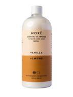 🌴 moxe vanilla almond liquid hand soap: hydrating, gentle, enriched with nourishing coconut oil, aloe vera, essential oils - 32oz (1 refill bottle) logo