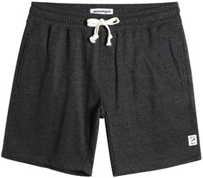 img 4 attached to 🩳 Maamgic Charcoal Men's Sleep & Lounge Shorts: Ultimate Comfort for Workouts and Relaxation