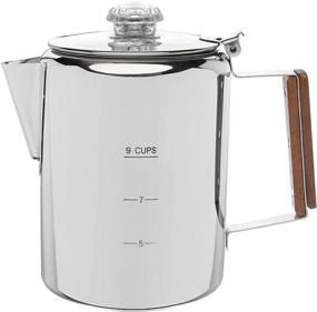 img 4 attached to Bozeman Camping Coffee Pot by COLETTI - Camping Coffee Percolator for Campfire or Stove Top Coffee Making (9 Cups)