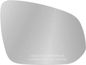 img 1 attached to 🔍 Fit System 90287 Mirror Glass for Toyota Highlander, Rav4, 4Runner, Tacoma - Passenger Side (No Blind Spot)