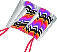 x kites skyfoil frameless zigzag inches logo