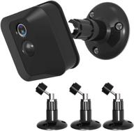 📷 blink xt blink xt2 camera wall mount - 360 degree protective adjustable indoor outdoor mount for blink xt outdoor camera security system (black) - 3 pack logo