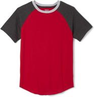 boys' clothing tops, tees & shirts: french toast sleeve colorblock raglan logo