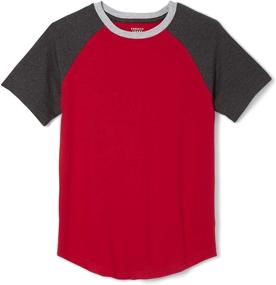 img 3 attached to Boys' Clothing Tops, Tees & Shirts: French Toast Sleeve Colorblock Raglan