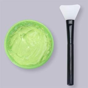 img 1 attached to 🧖 Soft Silicone Face Mask Brushes: 3-Pack Flexible Facial Mud Mask Applicator Set, Hairless Moisturizers Tools for Clay, Charcoal & More