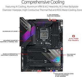 img 2 attached to 🎮 ROG Maximus XIII Hero (WiFi 6E) Z590 LGA 1200 ATX Gaming Motherboard: PCIe 4.0, 14+2 Power Stages, DDR4 5333+, Dual 2.5Gb LAN, Thunderbolt 4, 4X M.2/NVMe SSD, Aura RGB