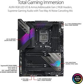 img 3 attached to 🎮 ROG Maximus XIII Hero (WiFi 6E) Z590 LGA 1200 ATX Gaming Motherboard: PCIe 4.0, 14+2 Power Stages, DDR4 5333+, Dual 2.5Gb LAN, Thunderbolt 4, 4X M.2/NVMe SSD, Aura RGB